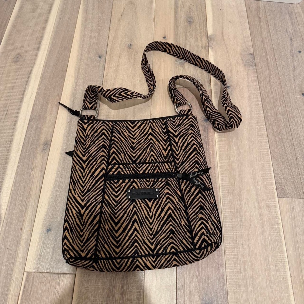 Vera Bradley Zebra print crossbody bag with adjustable strap